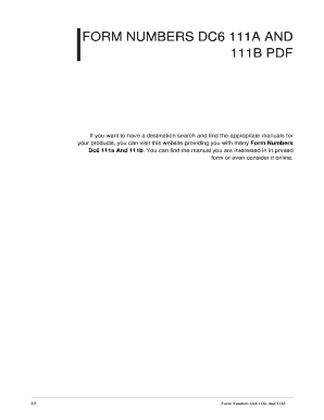 Fillable Online masonsminneapolis Form Numbers Dc6 111a And 111b ...