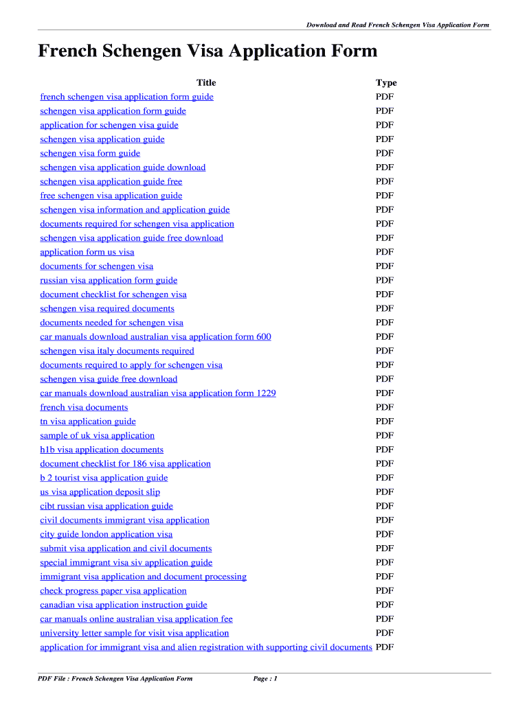 Fillable Online Listify French Schengen Visa Application Form French Schengen Visa Application fillable-online-listify-french-schengen-visa-application-form-french-schengen-visa-application