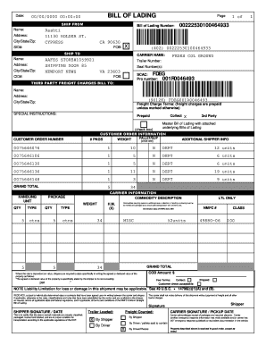 BILL OF LADING Page - host2.montisvir.com