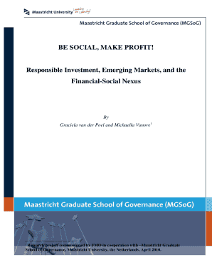 BE SOCIAL, MAKE PROFIT! Responsible Investment, Emerging ... - bankingreview