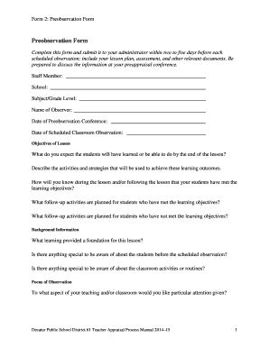 Form preview