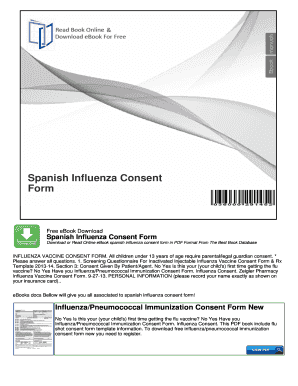 Spanish Influenza Consent Form - ursdoc.com