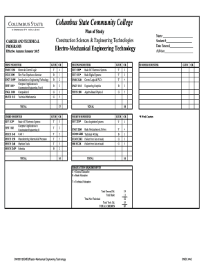 Electro-Mechanical Engineering Technology - cscc