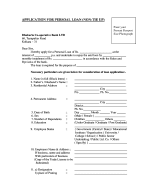 PERSOAL LOAN non-tie-up - Dhakuria Co-operative...
