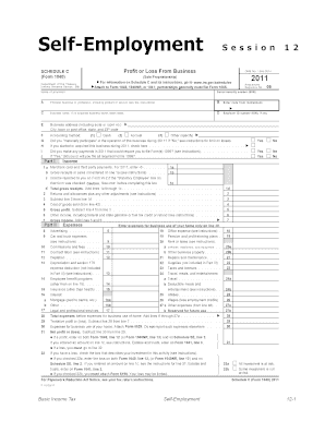 Self-Employment Session 12 - Tax Class Network