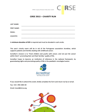 CIRSE 2015 CHARITY RUN - Amazon Web Services