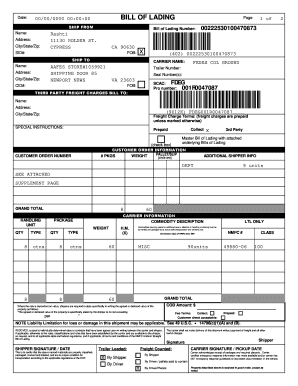 BILL OF LADING Page - host2.montisvir.com