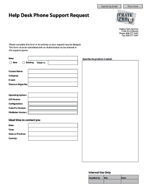 123 Printable Service Ticket Template Forms Fillable Samples In Pdf Word To Download Pdffiller