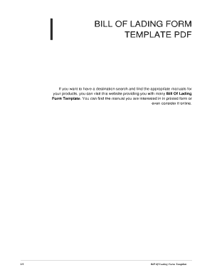 Bill Of Lading Form Template. bill of lading form template - mitlivshistorie