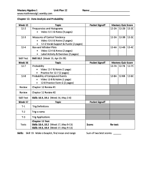 Class score sheet pdf - mathmenalg1