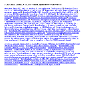 Fillable Online omnxd opensourcebook FORM 1003 INSTRUCTIONS. FORM 1003 ...