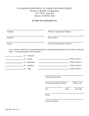 COLORADO DEPARTMENT OF LABOR AND ... - Colorado.gov