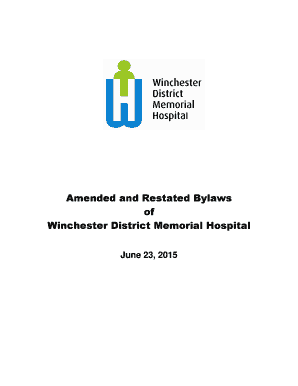 Msf 4227 - BY-LAWS OF WINCHESTER DISTRICT MEMORIAL HOSPITAL - wdmh.on.ca - wdmh on