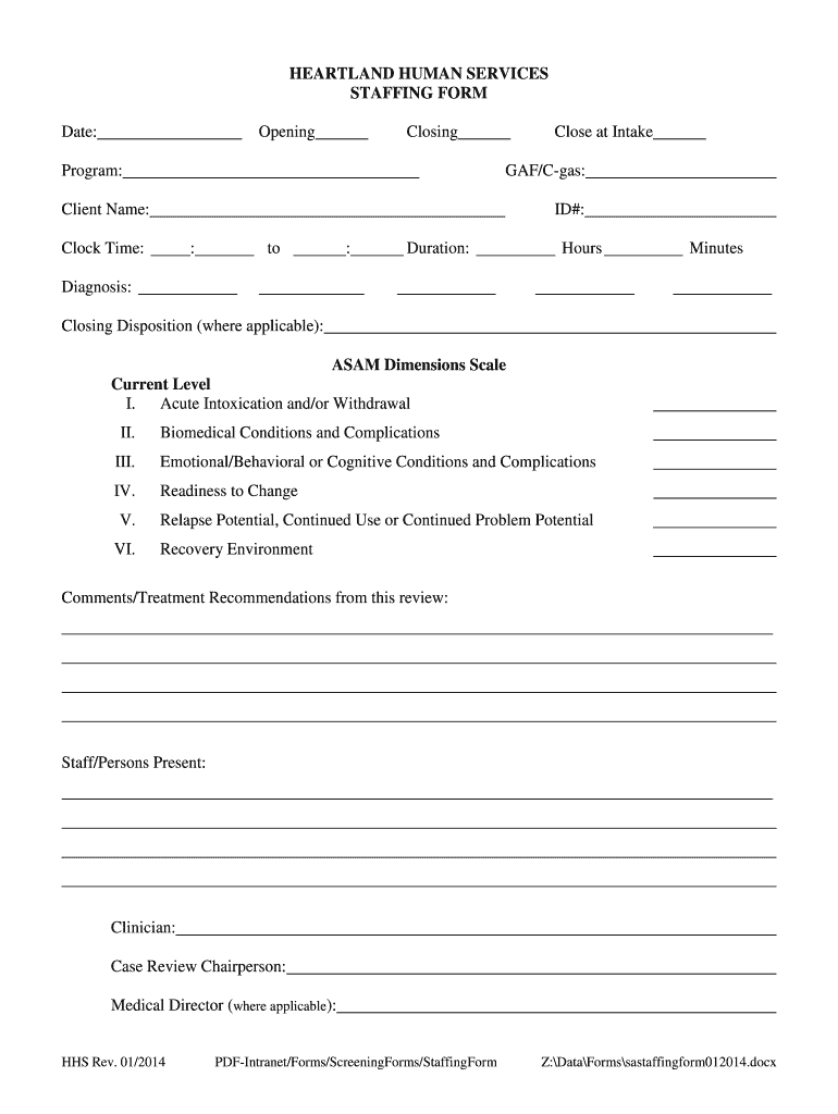 Fillable Online hhstoday heartlandhs Staffing Form - Heartland Human ...