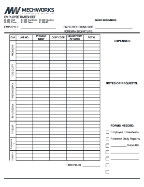 SUBMITTAL COVER SHEET - mechworksinc.com