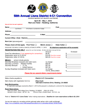 (Individual registration form required for each attendee ...