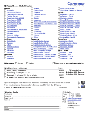 Medical assistant skills checklist - Market Study. Ceresana - Market Study on Petrochemicals and Plastics - Iran