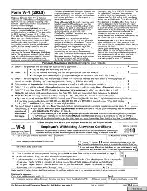 2010 Form W-4 - comalisd.org