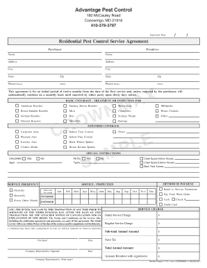 pest control audit report - Forms & Document Templates to ...