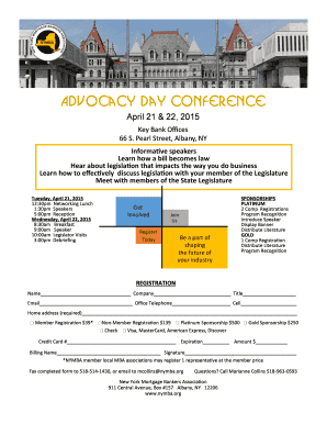 Advocacy day conference - New York Mortgage Bankers Association - nymba