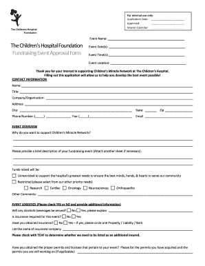 Coke fundraiser order form - The Children s Hospital (TCH) and The Children s Hosp8ital Foundation (TCHF) are pleased to be selected as the beneficiary of financial support from special fundraising programs, events or projects by generous individuals, groups and - - -