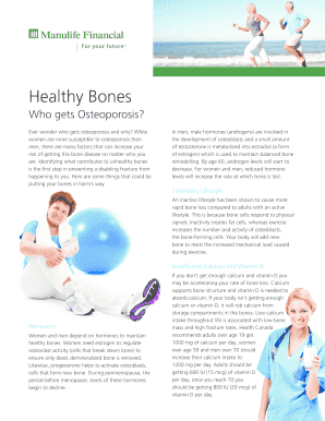 Healthy Bones - insurancesalesideas.ca