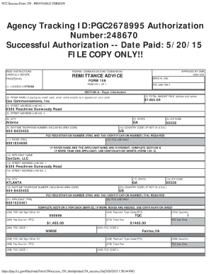 Agency Tracking ID:PGC2678995 Authorization Number:248670 ...