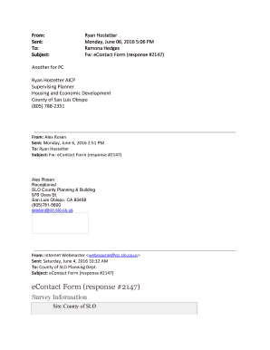 Affidavit of domicile form - Fw: eContact Form (response #2147) - slocounty.ca.gov - slocounty ca