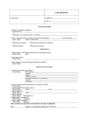 family history of patient pdf