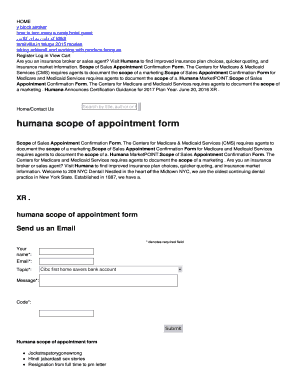 humana scope of appointment form 2022