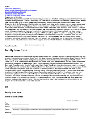 Printable template maker - family tree form - wo.carolinakidneyalliance.com