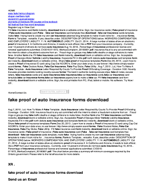 Fillable Online fake proof of auto insurance forms download Fax Email ...