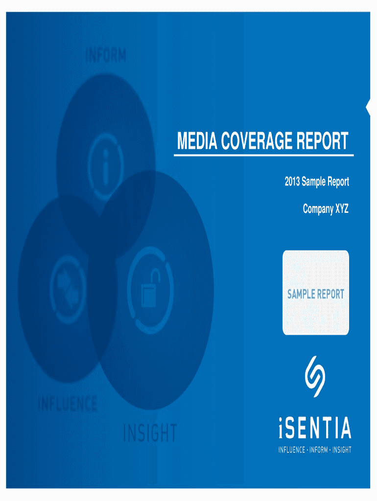 Fillable Online 2013 Sample Report Fax Email Print pdfFiller