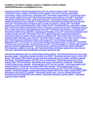 Fillable Online nu6cklc85manuals crawlingbook SAMPLE STUDENT ENROLLMENT ...