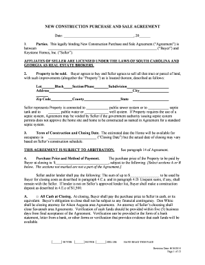 Land sale agreement - GA-SC Sales Agreement 8.10.15.doc