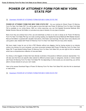 edit print fill out download online business forms in word pdf power of attorney form ny