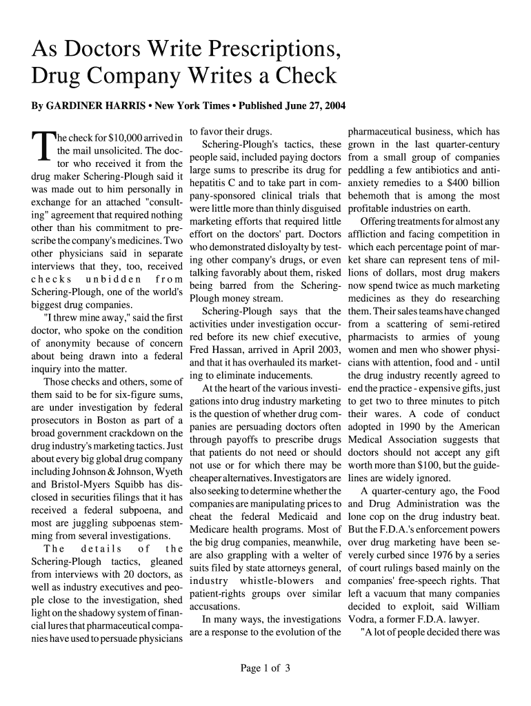 Fillable Online As Doctors Write Prescriptions, Fax Email Print pdfFiller