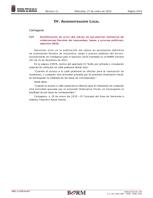 A0 2 Rectificaci n de error del edicto de aprobaci n definitiva de