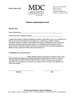 fillable online patient authorization form waitingroomsolutions patient authorization form