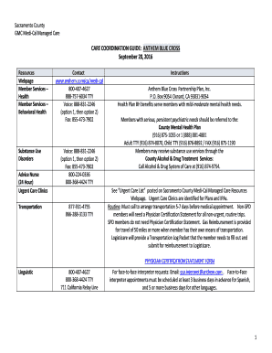 GMC Medi-Cal Managed Care