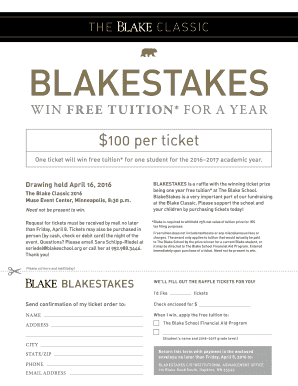 WIN FREE TUITION* FOR A YEAR - Blake School - blakeschool