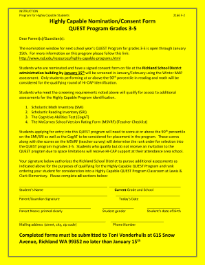 Program for Highly Capable Students 2166 F-2 Highly ... - rsd