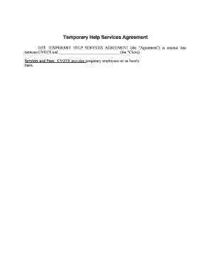 Staffing Solutions Temporary Help Service Agreement.doc