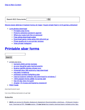 printable sbar varieties - Fill On-line picture relating to Sbar Printable Forms named printable sbar styles - Fill On the net
