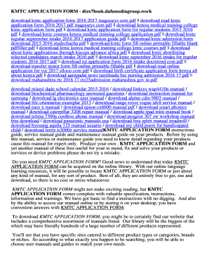 Fillable Online dizx7book dafamediagroup KMTC APPLICATION FORM. KMTC ...