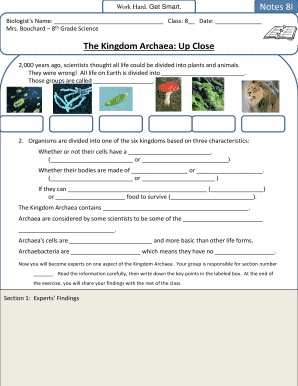 The Kingdom Archaea: Up Close - fallriverschools.org