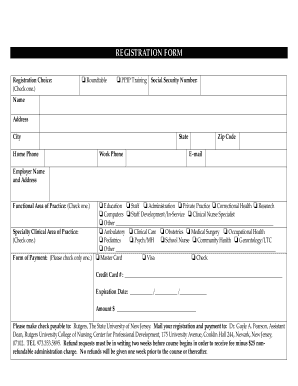 Registration Form. PPIP State-of-the-Art Conference