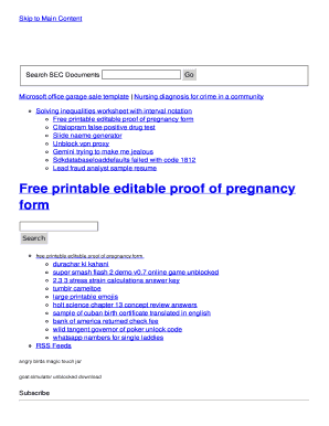 printable newsletter templates