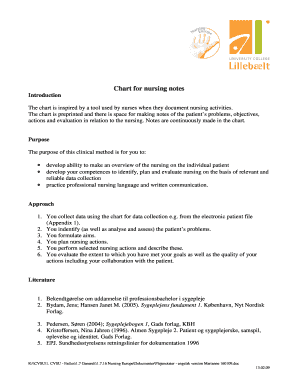 blank nursing notes