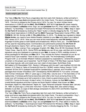 DA Form 31 Leave Request